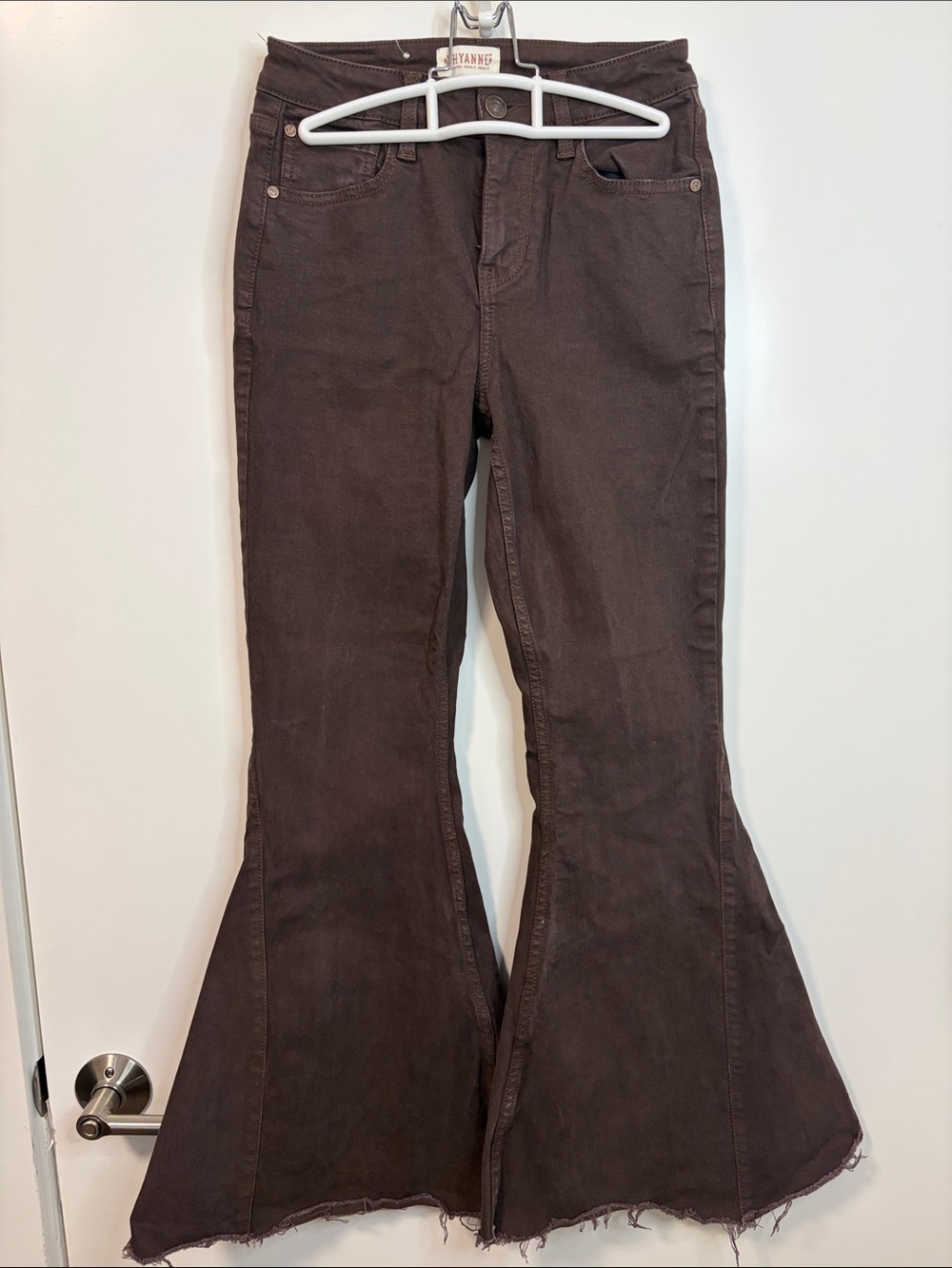 Shyanne Dark Brown High-Rise Pants